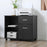 Vinsetto Filing Cabinet with Wheels (Draft) FILING AOSOM 