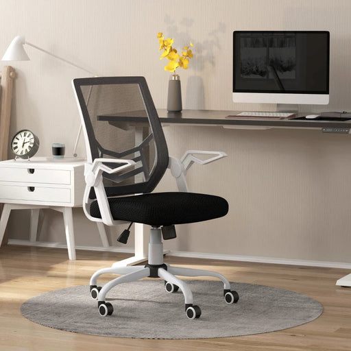 Vinsetto Mesh Office Chair (Draft) Mesh Office Chairs AOSOM Black 