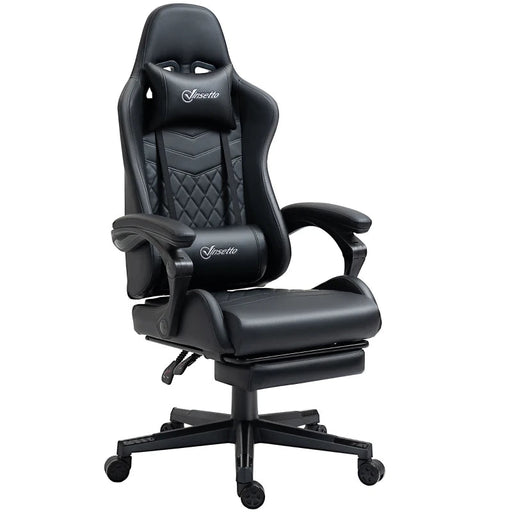 Vinsetto Racing Gaming Chair EXECUTIVE AOSOM Black 66cm x 65cm x 134cm 