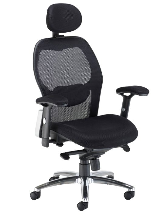 Vision 24hr Mesh Office Chair Mesh Office Chairs TC Group Black 