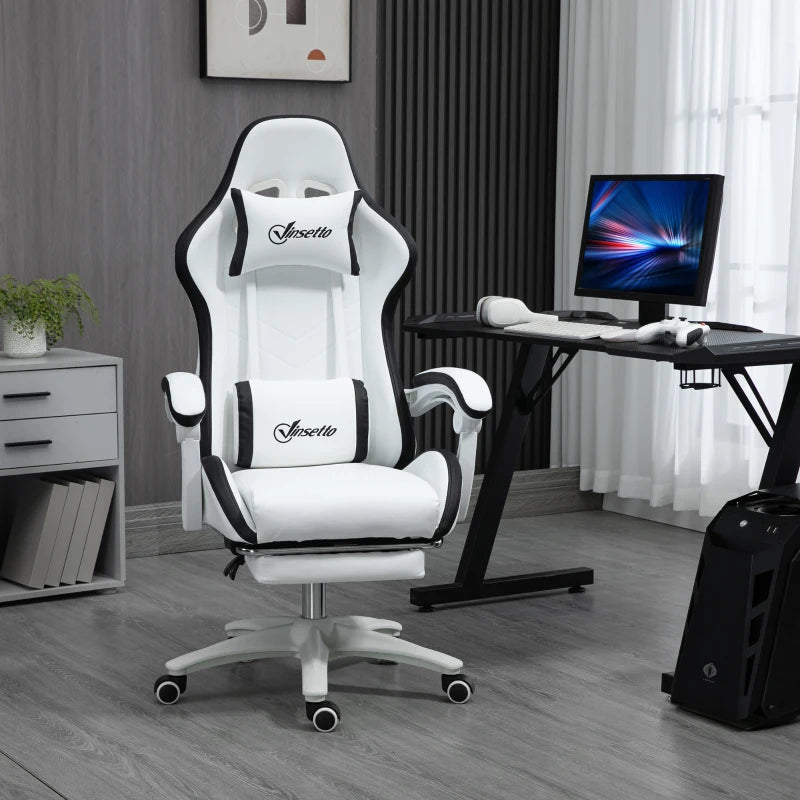 White Vinsetto Gaming Chair