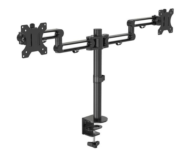 Workwise Twin Monitor Arm Accessories TC GROUP Black 