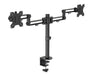 Workwise Twin Monitor Arm Accessories TC GROUP Black 