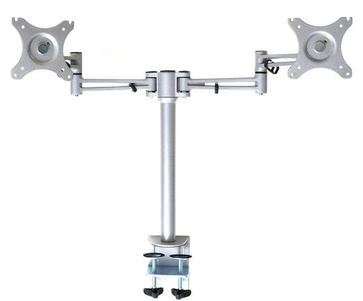 Workwise Twin Monitor Arm Accessories TC GROUP Silver 