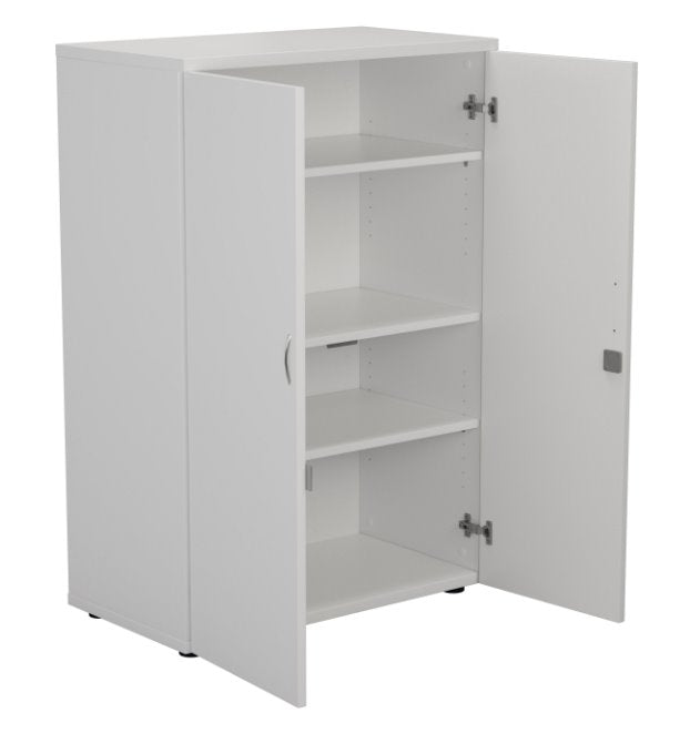 1200mm High Wooden Cupboard CUPBOARDS TC Group White 