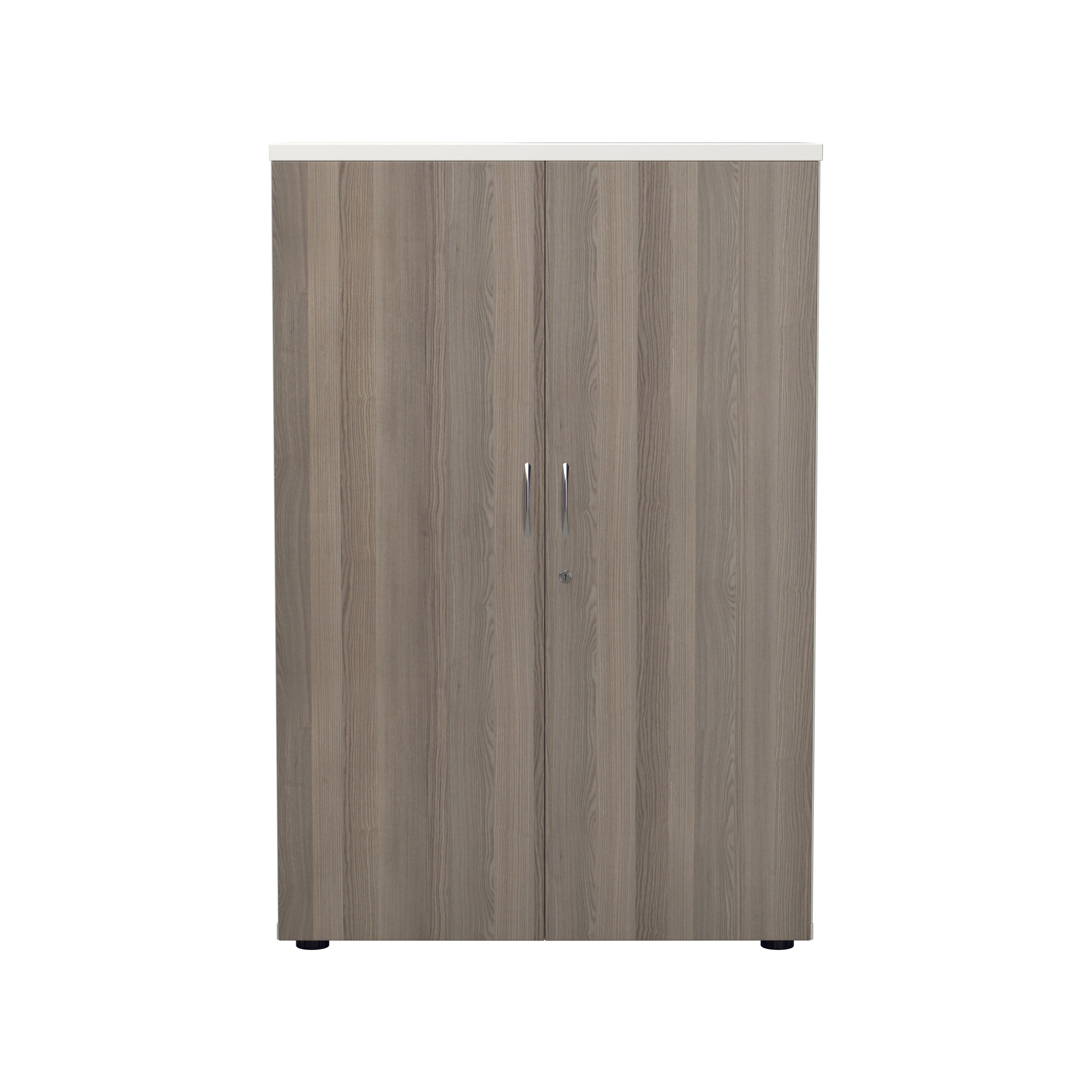1200mm White Frame High Wooden Cupboard