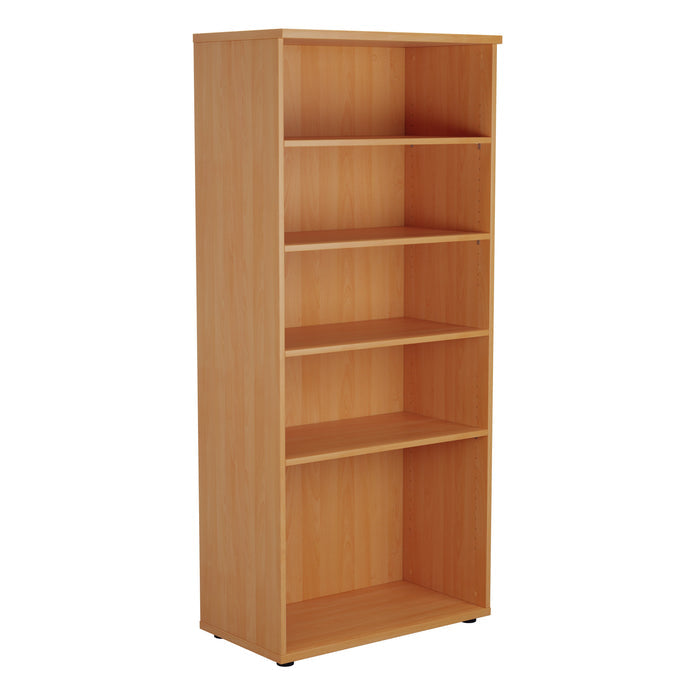 1800mm High Wooden Office Book Case BOOKCASES TC Group Beech 
