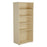 1800mm High Wooden Office Book Case BOOKCASES TC Group Maple 