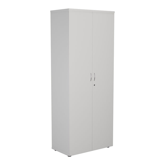 2000mm High White Office Cupboard CUPBOARDS TC Group White 