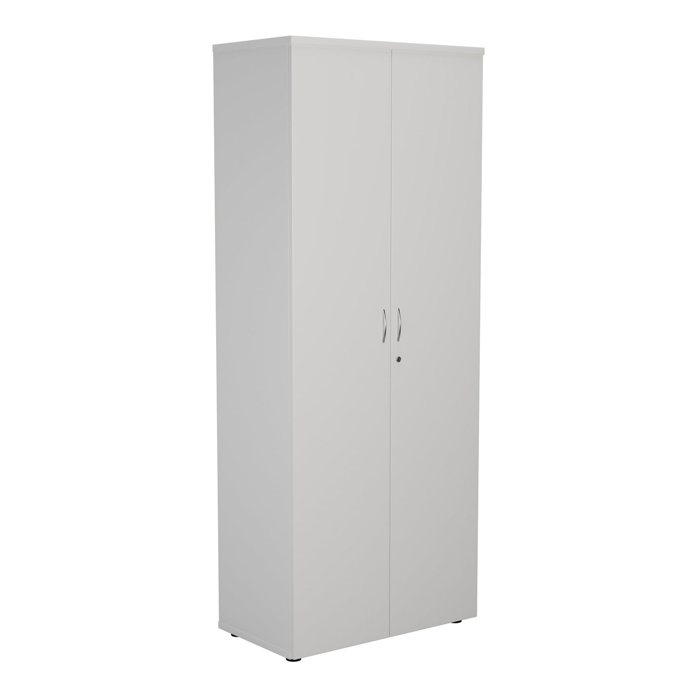 2000mm White Frame High Wooden Cupboard CUPBOARDS TC Group 