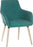 4 Legged Reception Chair SOFT SEATING & RECEP Teknik Jade/Teal 