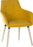 4 Legged Reception Chair SOFT SEATING & RECEP Teknik Yellow 