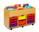 6 bay kinderbox unit with trays Book Storage Monach 