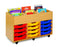 6 bay kinderbox unit with trays Book Storage Monach 