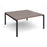 Adapt II Square Boardroom Table 1600mm x 1600mm BOARDROOM TABLES Dams Walnut Black 