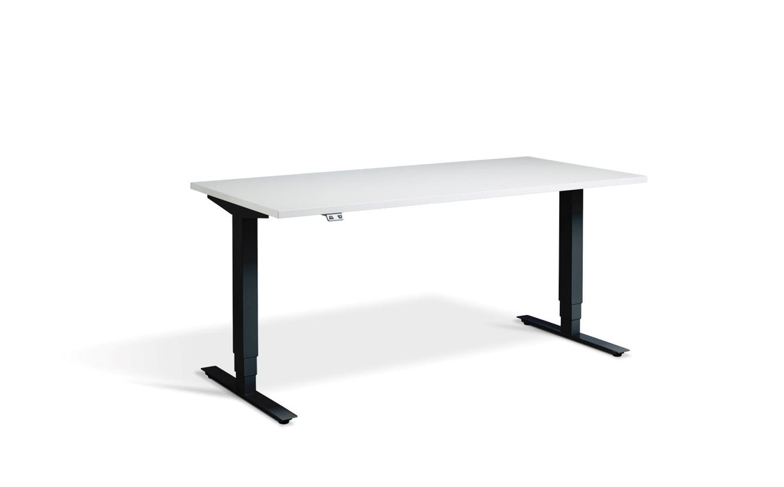 Advance Height Adjustable Desk Desking Lavoro Black 1200 x 800 Grey