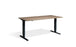 Advance Height Adjustable Desk Desking Lavoro Black 1200 x 800 Grey Nebraska Oak