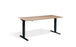 Advance Height Adjustable Desk Desking Lavoro Black 1200 x 800 Timber