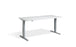 Advance Height Adjustable Desk Desking Lavoro Silver 1200 x 800 Grey