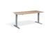 Advance Height Adjustable Desk Desking Lavoro Silver 1200 x 800 Timber