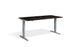 Advance Height Adjustable Desk Desking Lavoro Silver 1200 x 800 Wenge