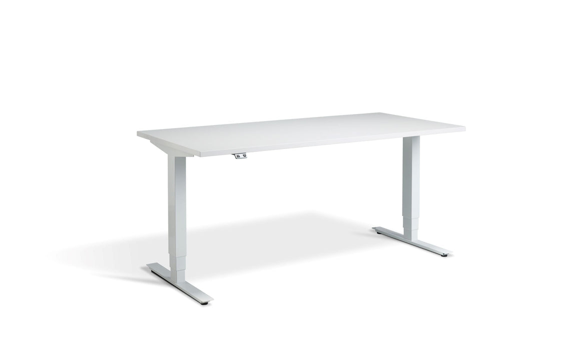 Advance Height Adjustable Desk Desking Lavoro White 1200 x 800 Grey