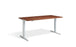 Advance Height Adjustable Desk Desking Lavoro White 1200 x 800 Walnut