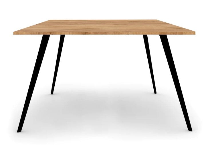Air Co-working Tables Meeting Tables Workstories 1200mm 1200mm Gold Craft Oak