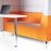 Alban Four Person Covered Meeting Booth SOFT SEATING Social Spaces 