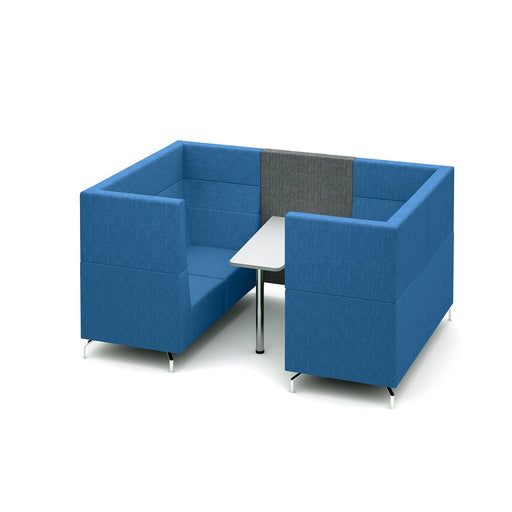 Alban Four Person Meeting Booth SOFT SEATING Social Spaces 