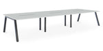 Albion A Frame Bench Desk Meeting Table - Raw Metal Frame BENCH DESKS Workstories 
