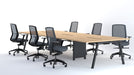 Albion A Frame Bench Desk Meeting Table - Raw Metal Frame BENCH DESKS Workstories 