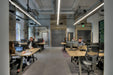 Albion A Frame Bench Desk Meeting Table - Raw Metal Frame BENCH DESKS Workstories 