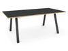 Albion A Frame Meeting Table - Black Finish Frame Meeting Tables Workstories 2000mm x 800mm Black Anthracite/Ply