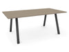 Albion A Frame Meeting Table - Black Finish Frame Meeting Tables Workstories 2000mm x 800mm Black Stone Grey