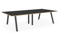 Albion A Frame Meeting Table - Black Finish Frame Meeting Tables Workstories 3600mm x 1400mm Black Anthracite/Ply