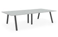 Albion A Frame Meeting Table - Black Finish Frame Meeting Tables Workstories 3600mm x 1400mm Black Light Grey