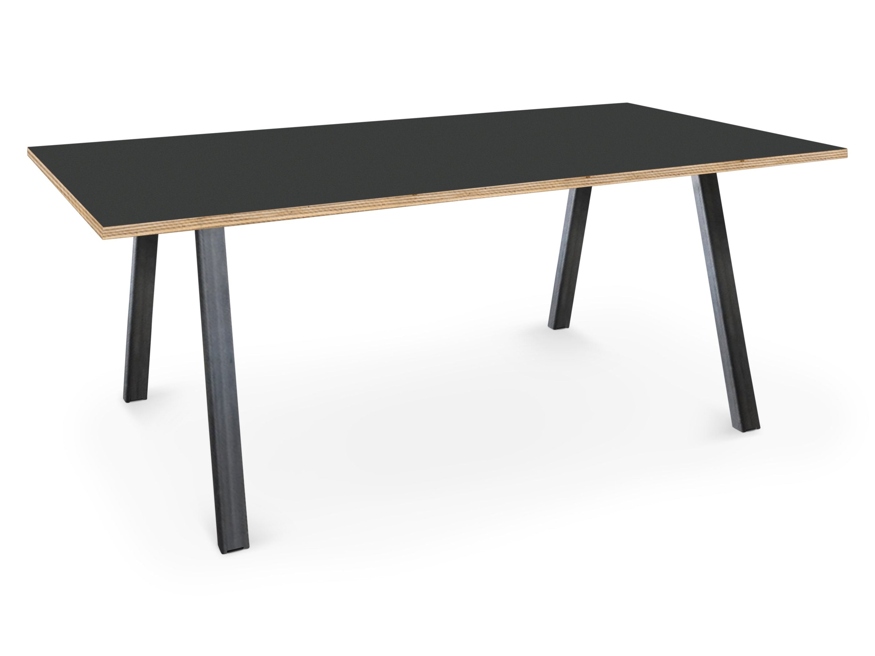 Albion A Frame Meeting Tables - Raw Finish Frame — Office Supermarket