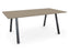 Albion A Frame Meeting Tables - Raw Finish Frame BENCH DESKS Workstories 2000mm x 800mm Raw Stone Grey