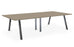 Albion A Frame Meeting Tables - Raw Finish Frame BENCH DESKS Workstories 3600mm x 1400mm Raw Stone Grey