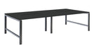 Albion Studio Frame Bench System - Raw Metal Frame BENCH DESKS Workstories 4 Person 3200mm x 1600mm Anthracite