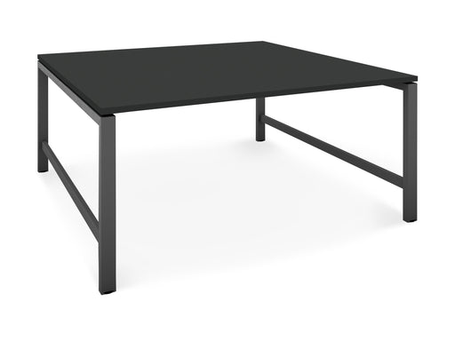 Albion Studio Frame Meeting Tables - Black Finish Frame BENCH DESKS Workstories 2000mm x 800mm Black Anthracite