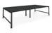 Albion Studio Frame Meeting Tables - Black Finish Frame BENCH DESKS Workstories 3600mm x 1400mm Black Anthracite