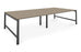 Albion Studio Frame Meeting Tables - Black Finish Frame BENCH DESKS Workstories 3600mm x 1400mm Black Stone Grey