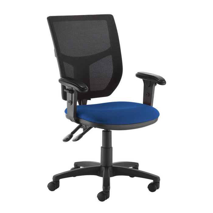 Altino 2 lever high mesh back operators chair with adjustable arms Seating Dams 