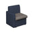 Alto modular reception seating with right hand arm Soft Seating Dams 
