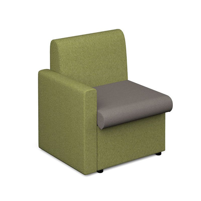 Alto modular reception seating with right hand arm Soft Seating Dams 