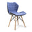 Amelia Reception Chair RECEPTION Nautilus Designs Denim 