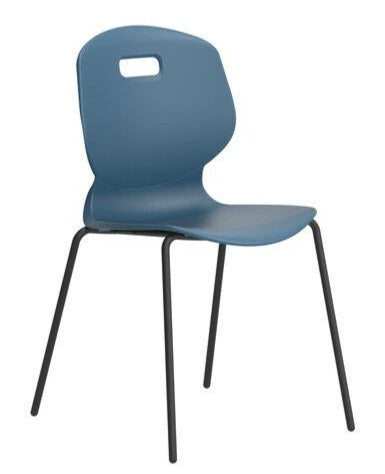 Arc Four Leg Chair 4 Leg TC Group 430mm Steel Blue 