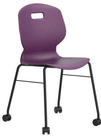 Arc Mobile Chair 4 Leg TC Group Grape 